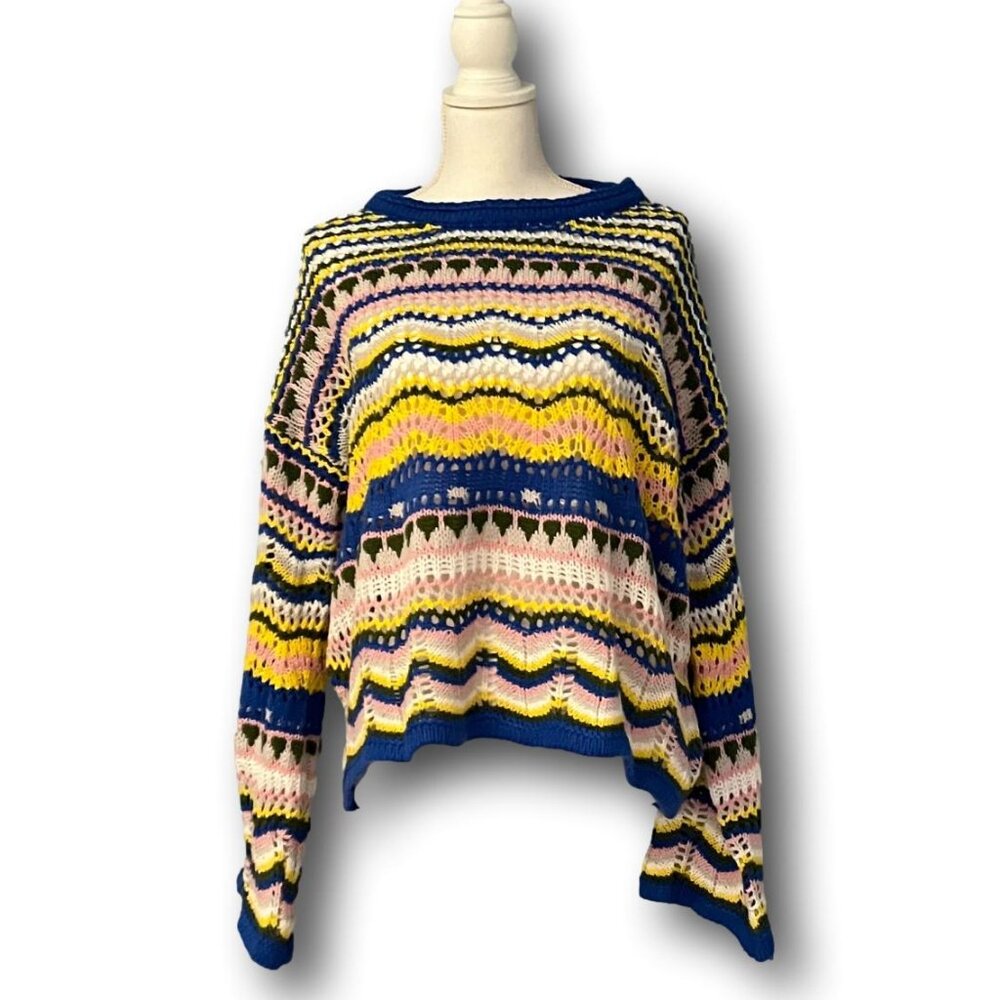 BOGO Vibrant Multicolor Knit Sweater